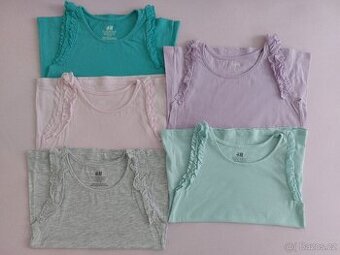 Tílka s volánkem H&M