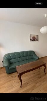 Kožená sedačka sedací souprava, dvojsed kuze