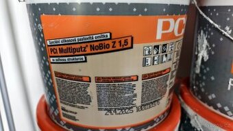 Silikonová pastovitá omítka PCI Multiputz NoBio Z 1,5