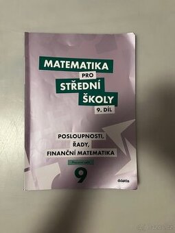 Matematika pro střední školy pracovní sešit - 8.díl