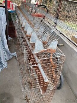 Prodám klec na králíky na 14kusu
