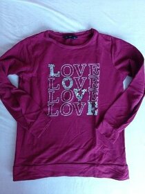 MIKINA S OBOUSTRANNÝMI FLITRY, VEL.158/164