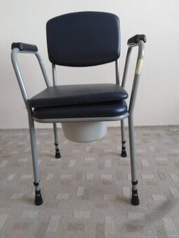 Toaletní křeslo výškově nastavitelné BLUE skládací