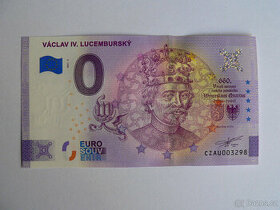 0 Euro souvenir bankovka, velký výběr, prodej či výměna - 1