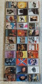 Originální kazety různé 33 kusů