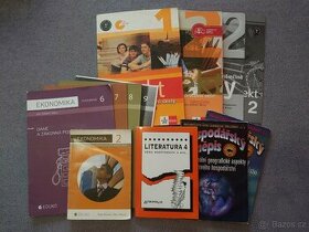 Učebnice SŠ - ekonomika, zeměpis, němčina...