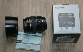 Canon EF 85mm f/1.8 USM fullframe-formátPevný