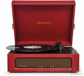 Prodám Gramofon Crosley Voyager - Burgundy Red