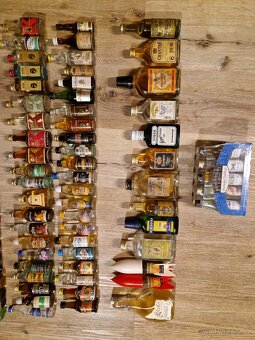 sběratelské mini lahvičky alkoholu - 1