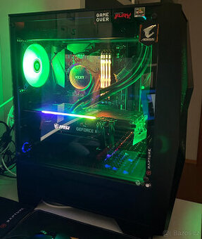 Herní PC, AMD R7 5700X, 32 GB, RTX 3070 8G
