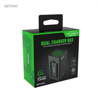 Nabíjecí stanice pro dvě univerzální baterie kompatibilní s