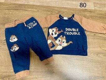 80- tepláková souprava Chip a Dale