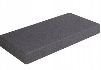 Zahradní polštář na houpačku Costway 120 × 60 × 15 cm – šedý - 1