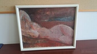 Obraz Ležící - Monhartová Květa