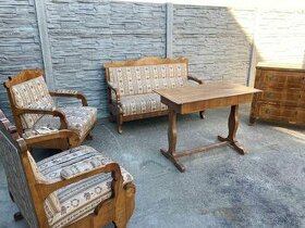 Biedermeier sedenie + komóda