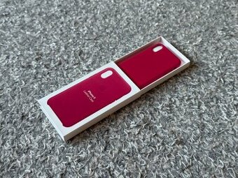 Růžový originální kryt pro iPhone X