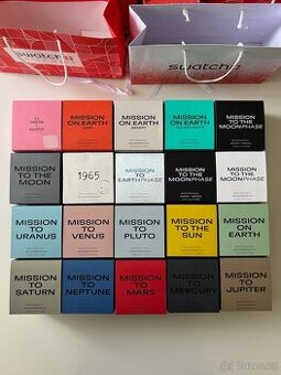 moon swatch omega velká kolekce