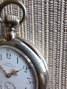 krásné kapesní hodinky ASSMANN GLASHÜTTE, originální, stříbr