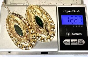 Zlaté náušnice,12,20g,zlato 585/1000 (14 kt)
