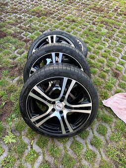 Alu 19 5x112- zánovní pneu goodyear f1 ( možno zvlášť )