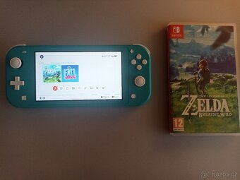 Nintendo switch lite + The Legend of Zelda: Breath of the wi