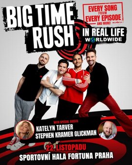 BIG TIME RUSH (Praha 22.11. - prodám 4x STÁNÍ.