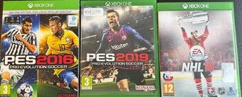 Prodám sportovní hry na Xbox One
