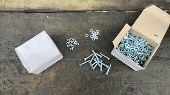 Sada - vratový šroub M8x50, matka, podložka