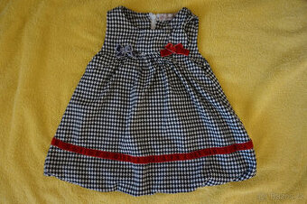 teplejší šatičky s mašlemi - vel. 74