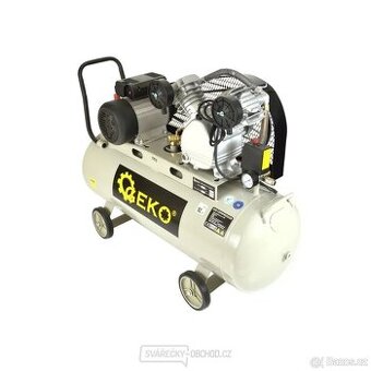 Olejový kompresor 100L, 230V, 2,2kW dvoupístový Geko + buben