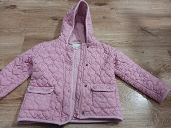 Prošívaný dívčí kabát