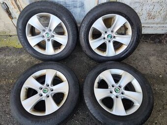 16"letní alu sada Moon 5x112 origo Superb 2 Yeti Octavia 2