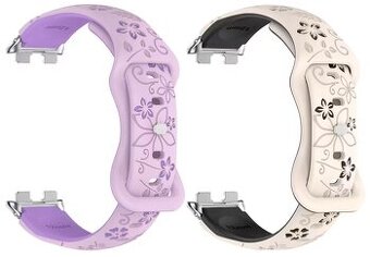 2x silikonový pásek pro Huawei Band 10/9/8
