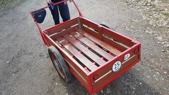 Ruční kára na velkych kolech délka 120cm x 70cm