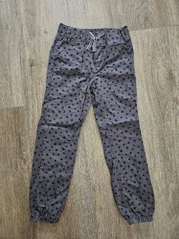 Dívčí zateplené kalhoty, vel. 128