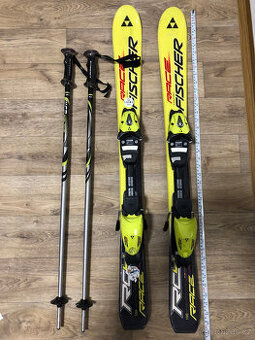 Lyže Fischer Race 100 cm + hůlky + boty