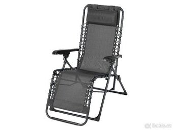 Polohovatelené skladací křeslo