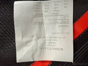 motorkářskou bundu Alpinestars Fusion (černo-červená)