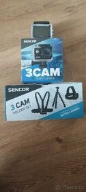 Kamera 3 cam Action Camera Sencor + držáky