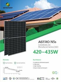 Solární / fotovoltaický panel Astro N5s 420W