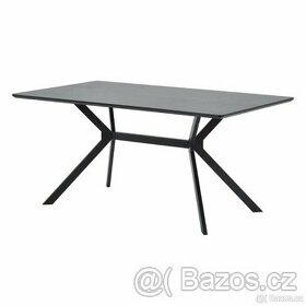 Černý jídelní stůl WOOOD Bruno, 200 x 90 cm - 1