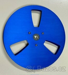 Magnetofonová cívka 18 cm (7") hliníková modrá NOVÁ