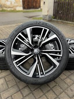 ORIGINÁL Alu Škoda IGNITE R20, 5x112 - LETNÍ PNEU, TPMS