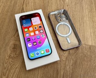 Apple iPhone 15 Pro, 512gb, baterie 98 %, ZÁRUKA