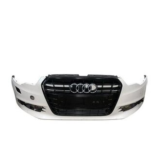 Přední nárazník bílá folie org.černá LZ9Y Audi A6 C7 4G 2012