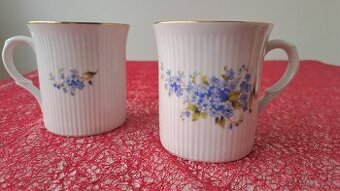 Originál Bernadotte Thun – 6 porcelánových hrnků se zlatým l