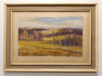 Obraz František Sadovský, Podzim na Vysočině, olej 50x67