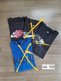 Tricka Nike, Puma, Tommy Hilfiger vel. 158 - 1
