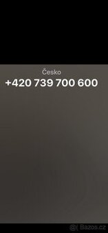 Krásné telefonní číslo 739 700 600