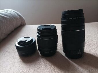 Canon EOS 2000 D - (nefunkční) + objektivy ( plně funkční )